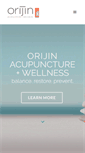 Mobile Screenshot of orijinacupuncture.com